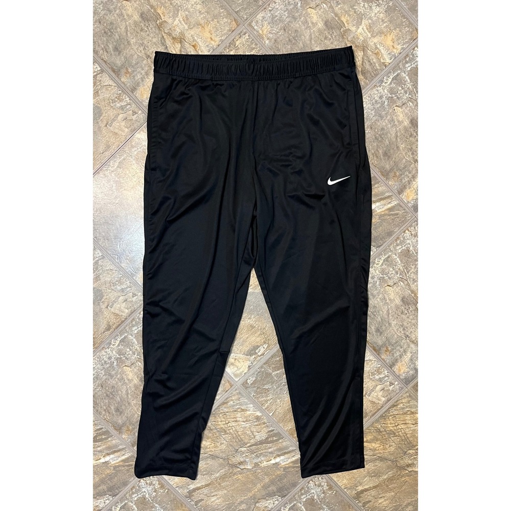 Nike Dri-FIT Training Pants Mens XL Black Zippered Hem HF6939-010
